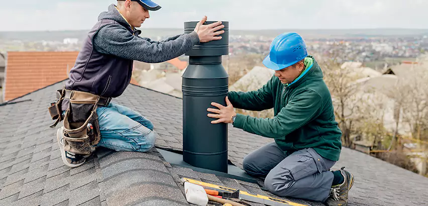 Chimney Flashing Replacement for Storm Damage in Crystal Lake