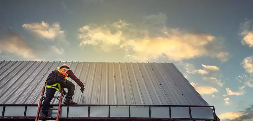 Commercial Built-Up Roof Installation in Crystal Lake
