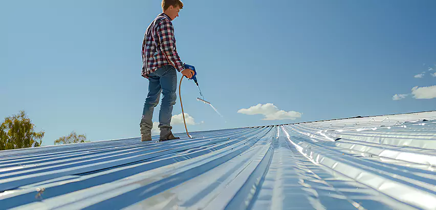 EPDM Roofing Installation Drip Edge in Crystal Lake