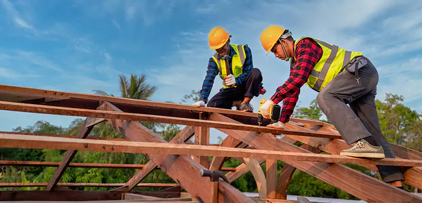 Mobile Home Roof Truss Repair in Crystal Lake