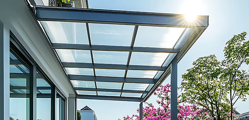 Glass Patio Roof Installation in Crystal Lake