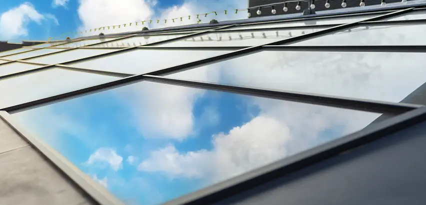 Flat Roof Skylight Installation in Crystal Lake