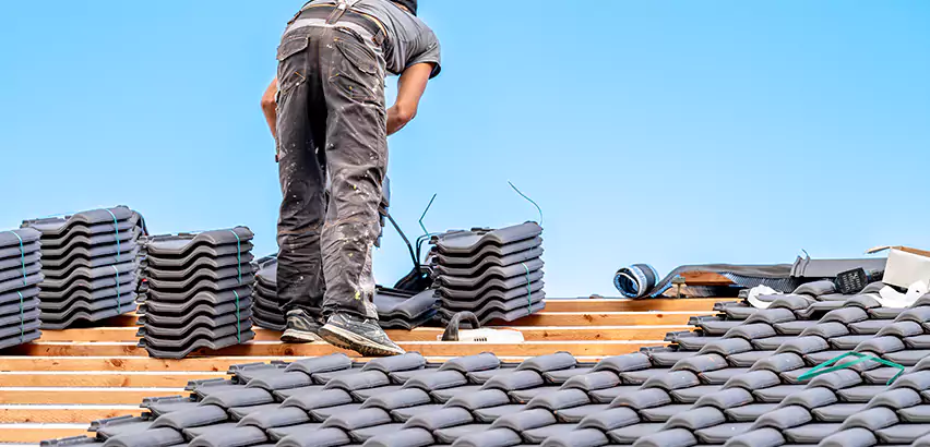 Replacing Tile Roof Underlayment in Crystal Lake