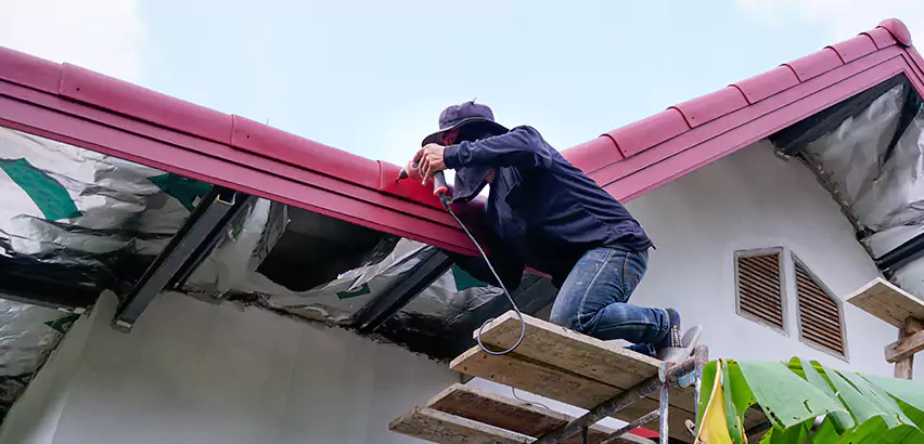 Residential Wind Damage Roof Repair in Crystal Lake